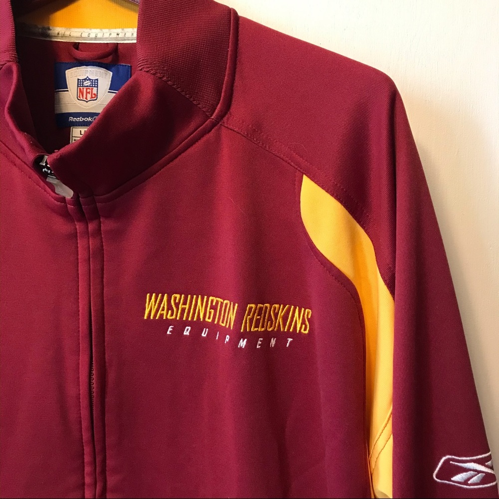 Vintage Reebok NFL Washington Redskins Zip Jacket.